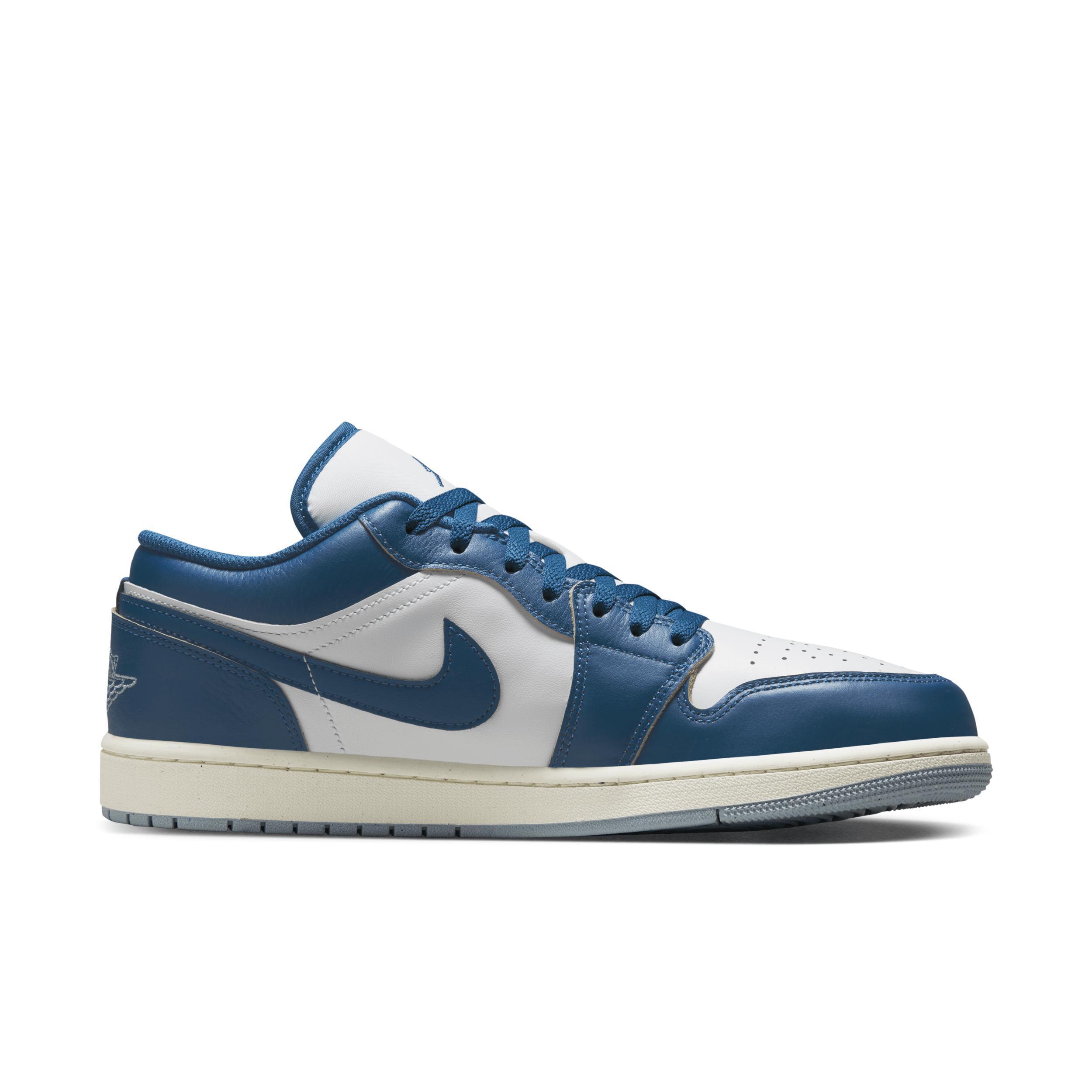 Jordan Mens Jordan AJ 1 Low SE - Mens Shoes Blue/White Product Image