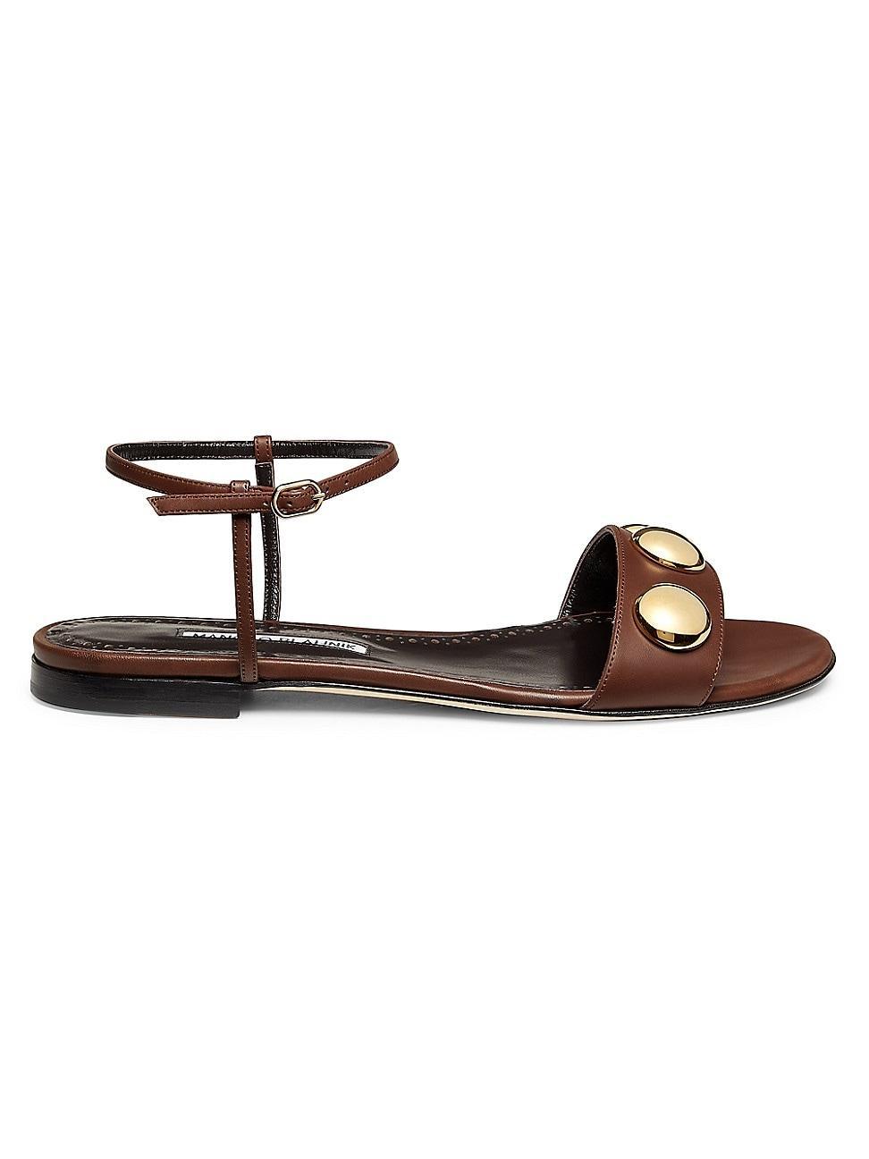 Womens Chaouhen Leather Flats Product Image