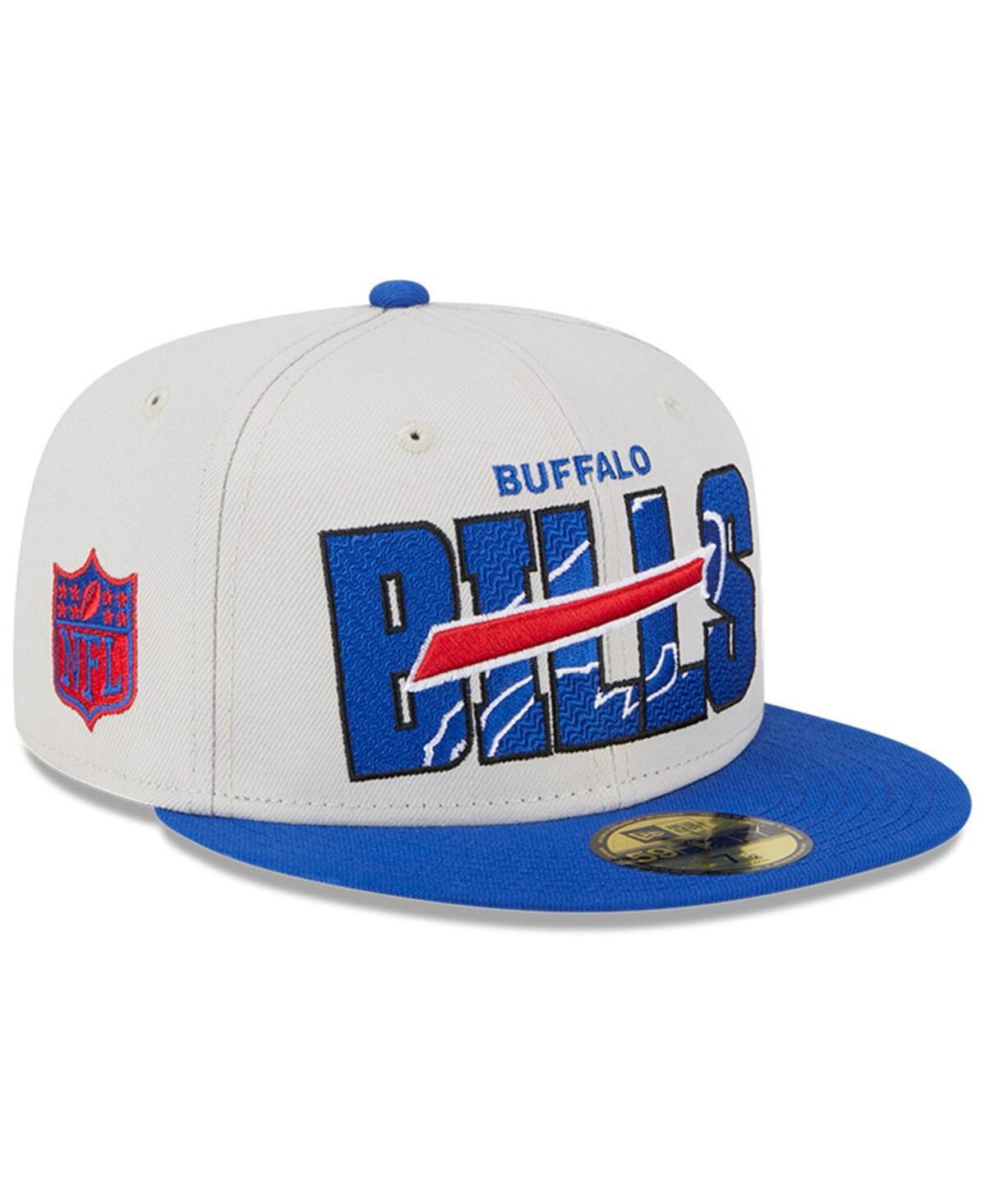 Mens New Era Stone Buffalo Bills 2023 Nfl Draft On Stage 59FIFTY Fitted Hat - Stone Product Image