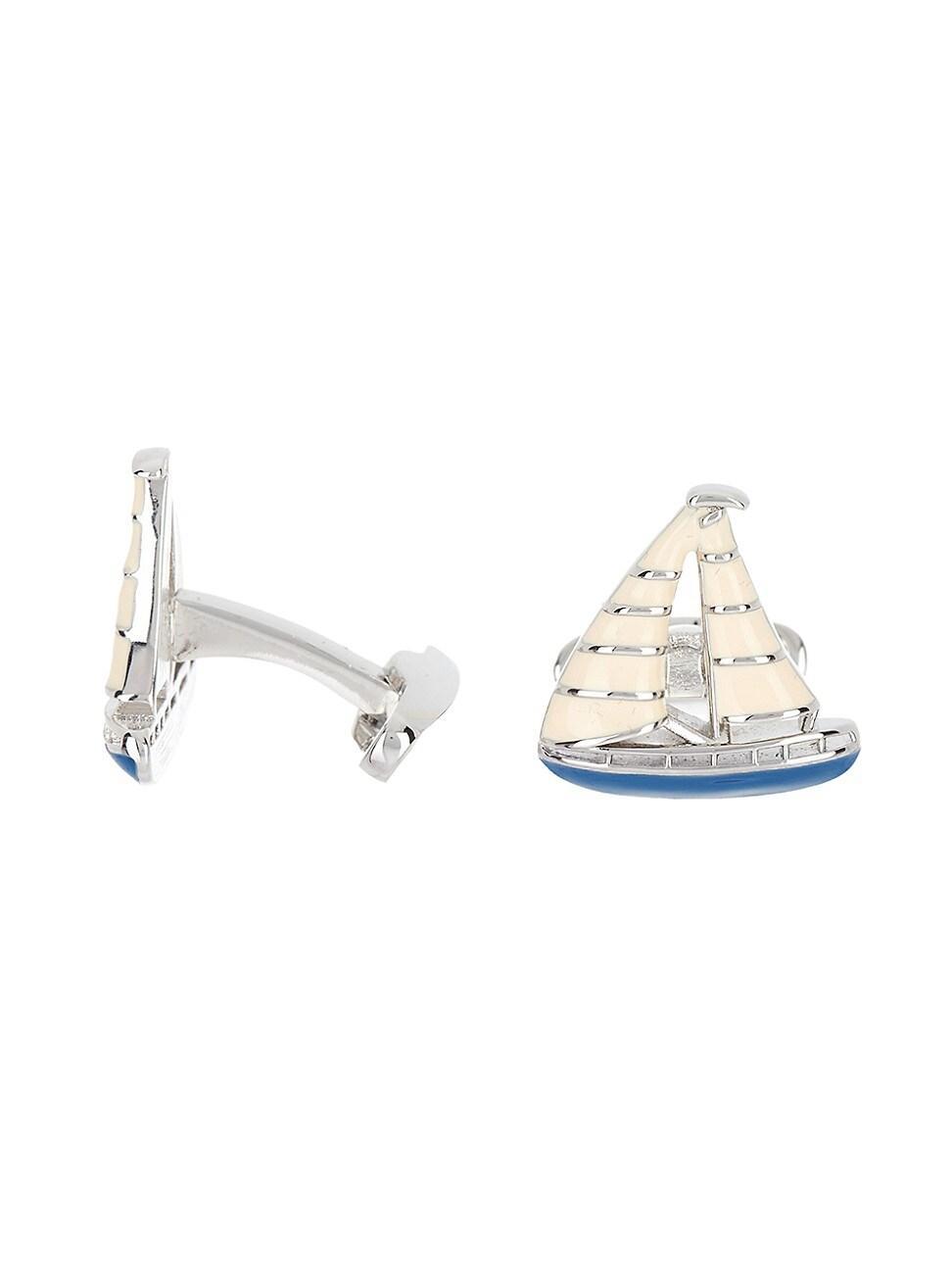 Mens Sailboat Cufflinks Product Image