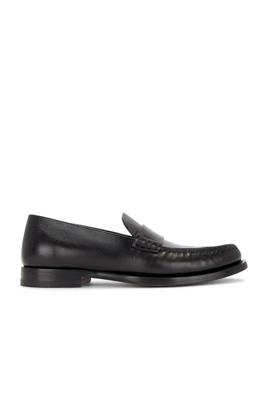 THE ROW Novus Mocassin Loafer In Black Product Image