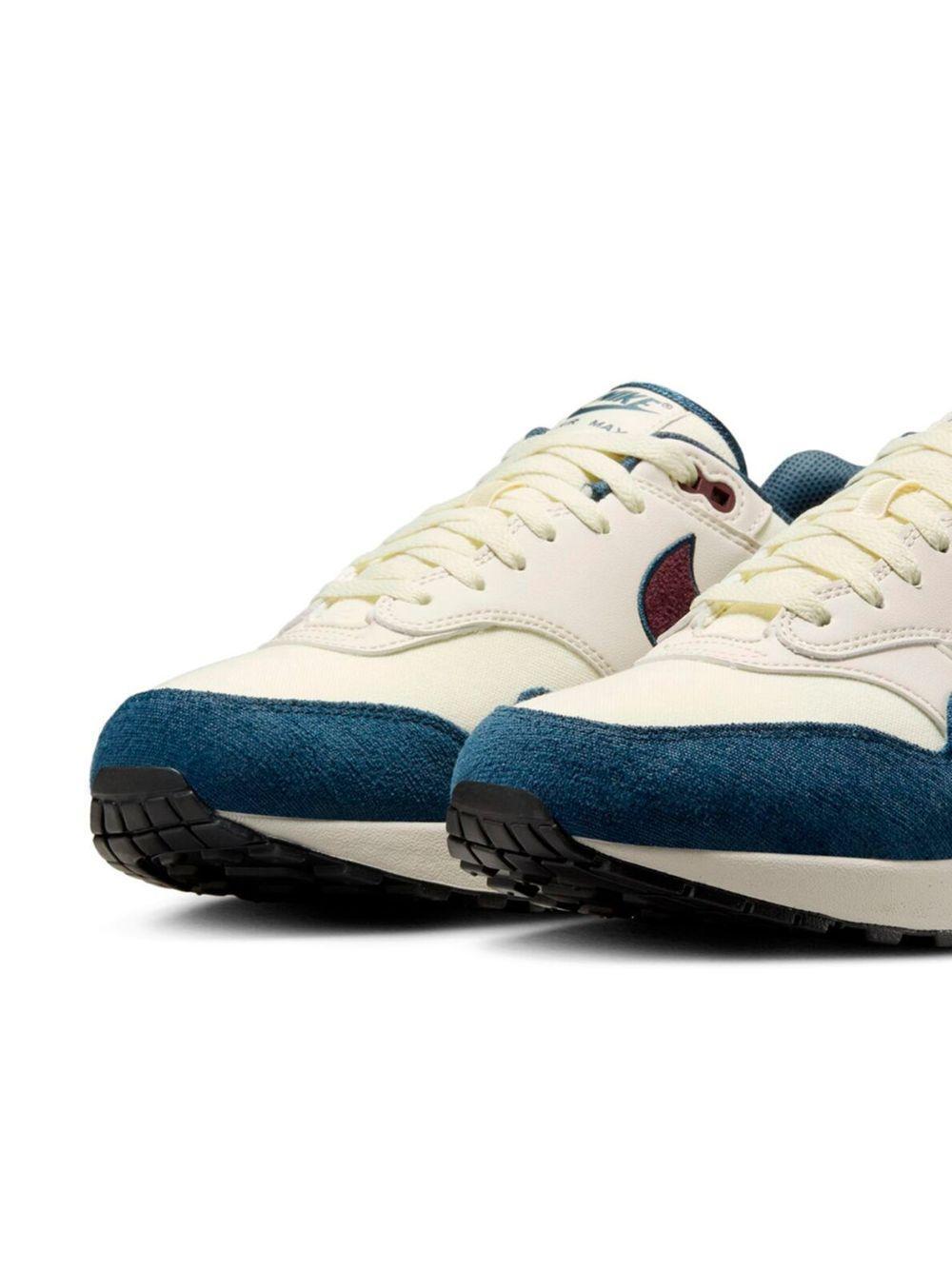 NIKE Mens  Air Max 1 In Coconut Milk/burgundy Crush Product Image