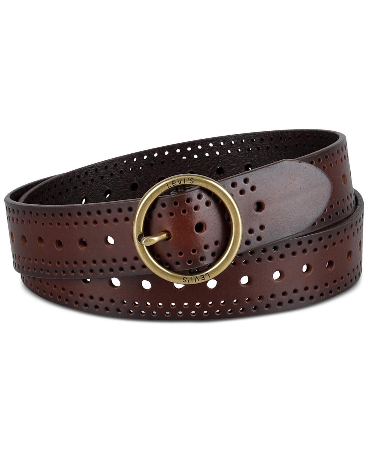 Levis Womens Adjustable Laser Cut Leather Belt Product Image