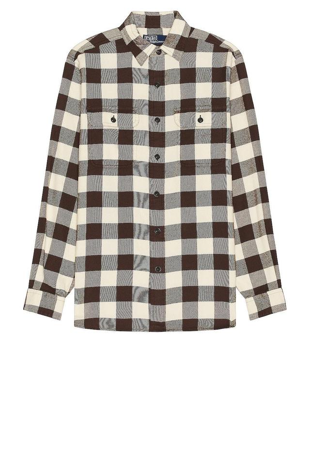 Polo Ralph Lauren Ranch Shirt in Brown Product Image