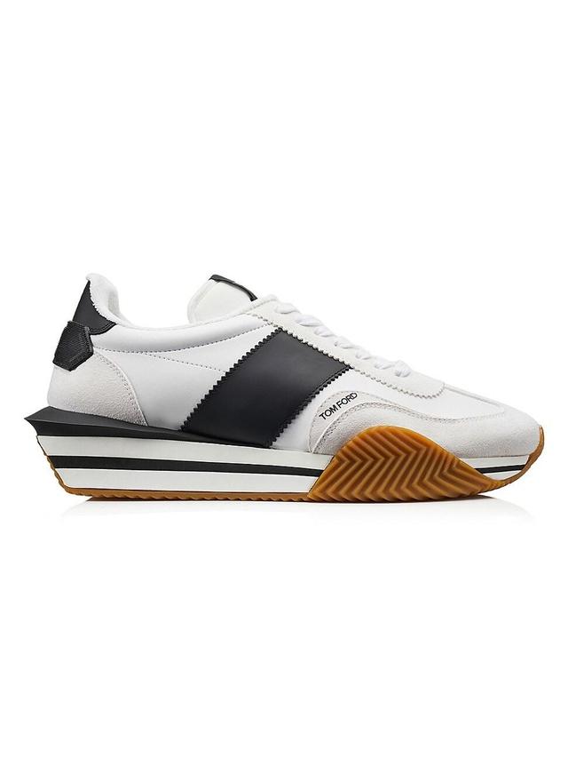 Mens Two-Toned Low-Top Sneakers Product Image