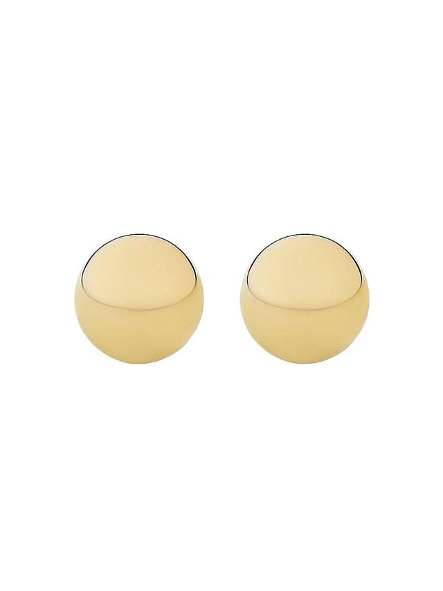 Womens 14K Yellow Solid Gold Have A Ball Studs Product Image