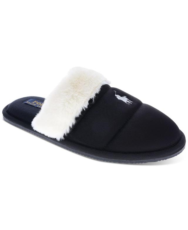 Polo Ralph Lauren Womens Kelcie Microsuede Scuff Slippers Product Image