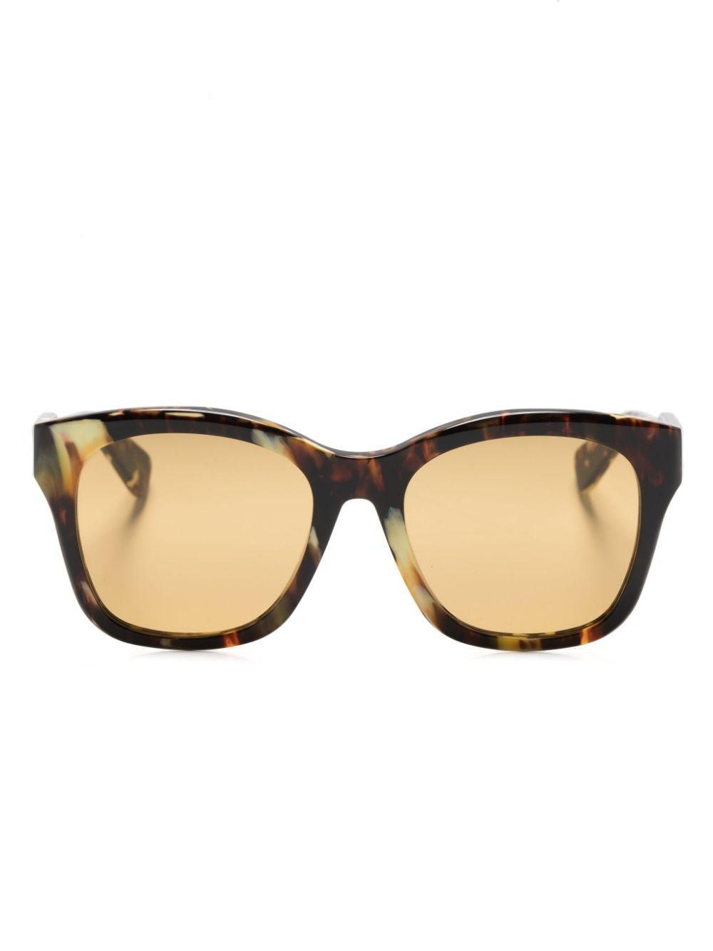 Tortoiseshell-effect Cat Eye-frame Sunglasses In Brown product image