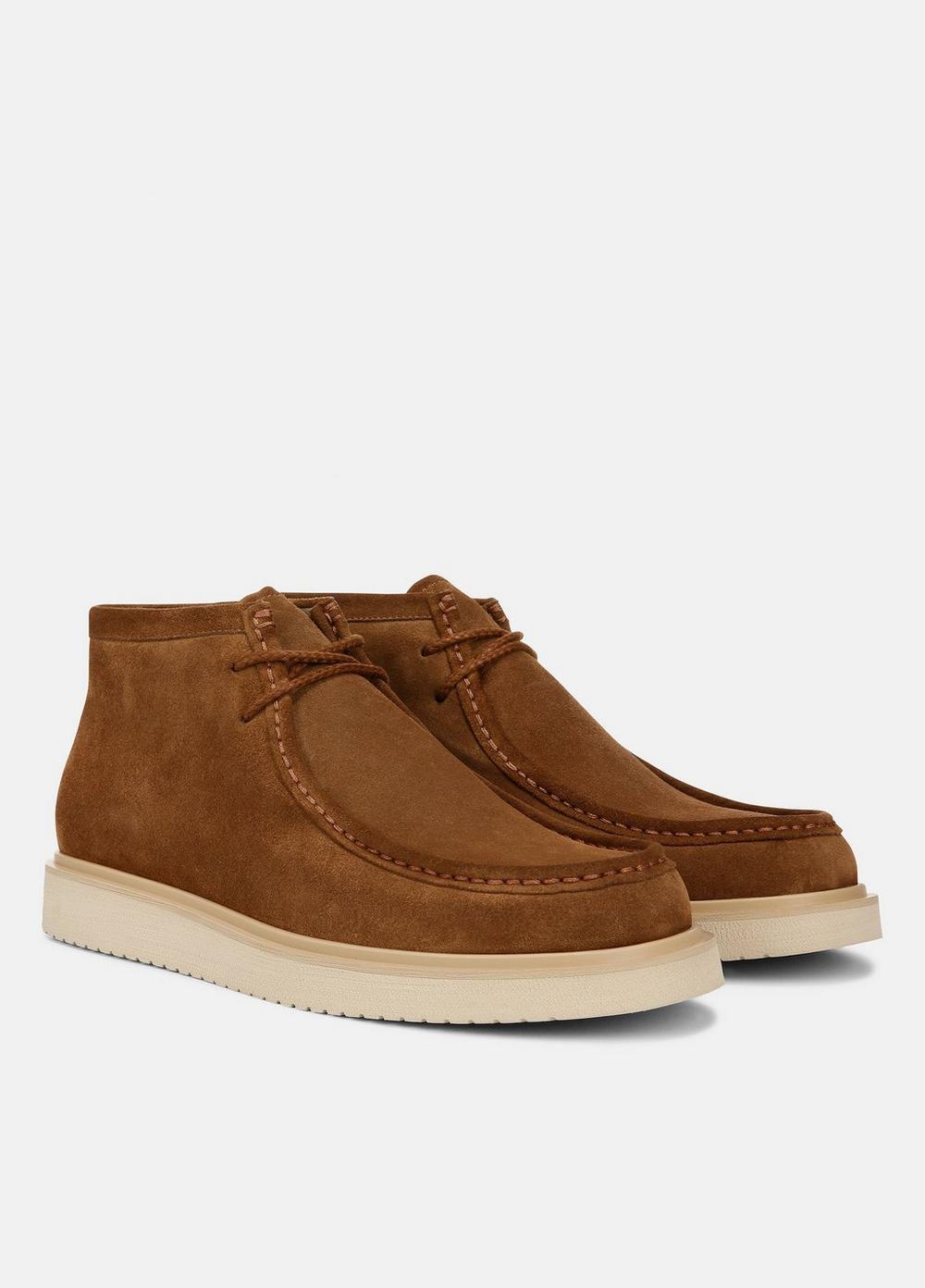 Mens June Suede Desert Boot, Elmwood, Size 8.5 Vince Product Image