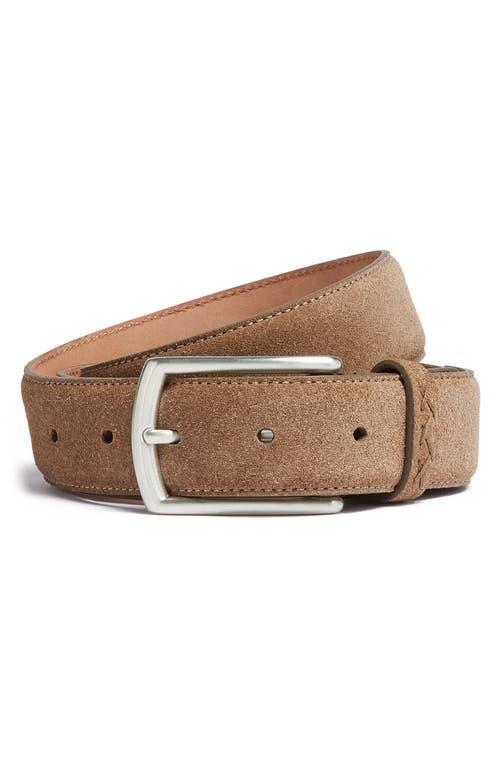 Mens Triple Stitch Leather Belt Product Image