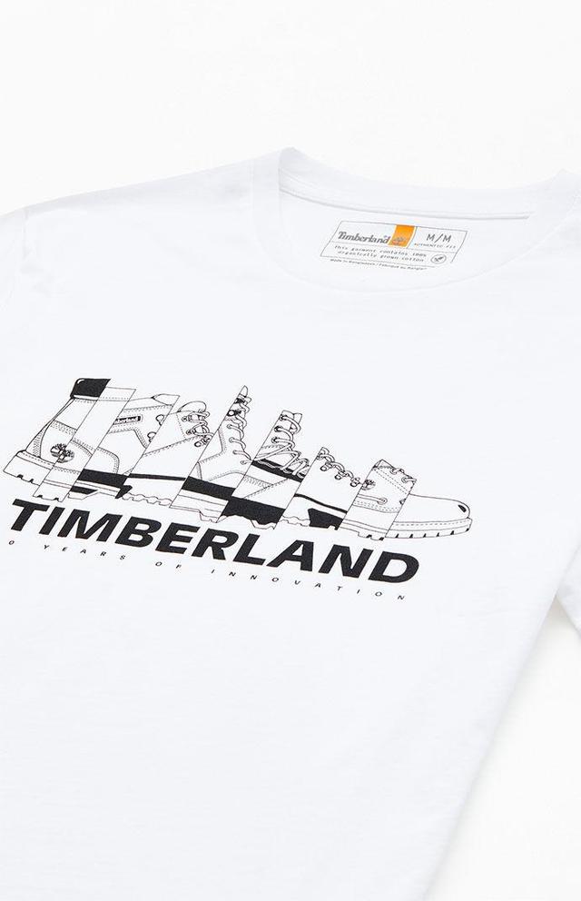 Timberland Mens Organic Spliced Boots T-Shirt Product Image