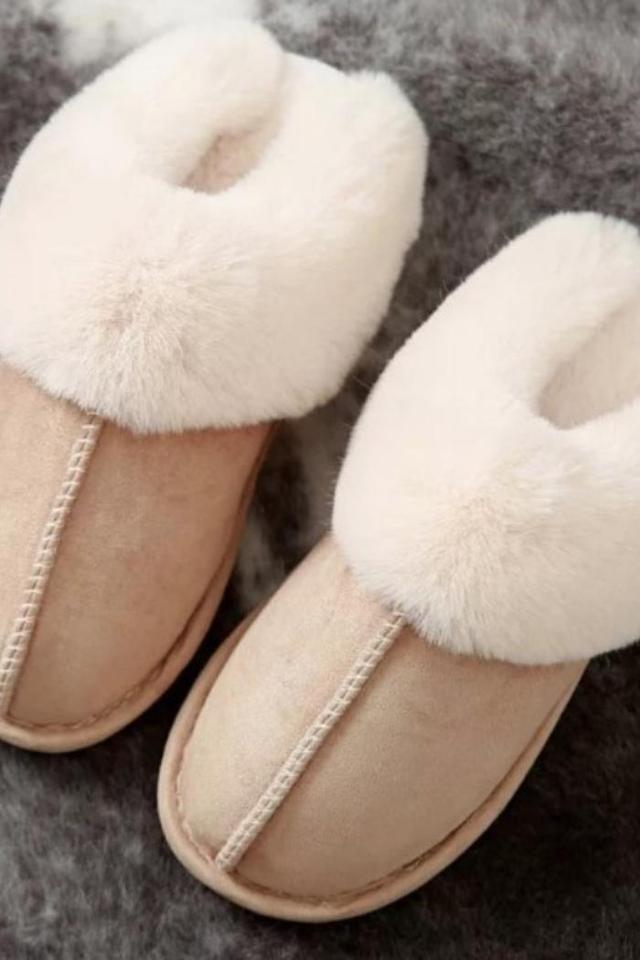 Furry Slippers Product Image