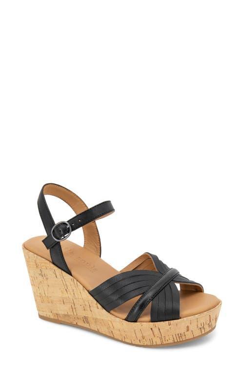 GENTLE SOULS BY KENNETH COLE Nomi Ankle Strap Platform Wedge Sandal Product Image