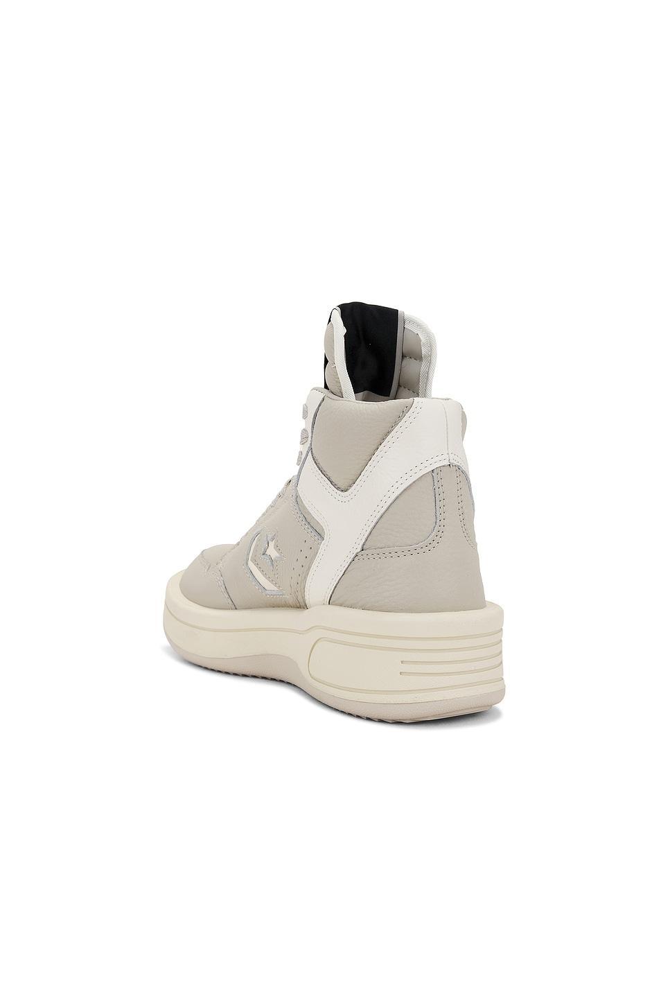 X Converse Turbopwn in Oyster And White DRKSHDW by Rick Owens Product Image