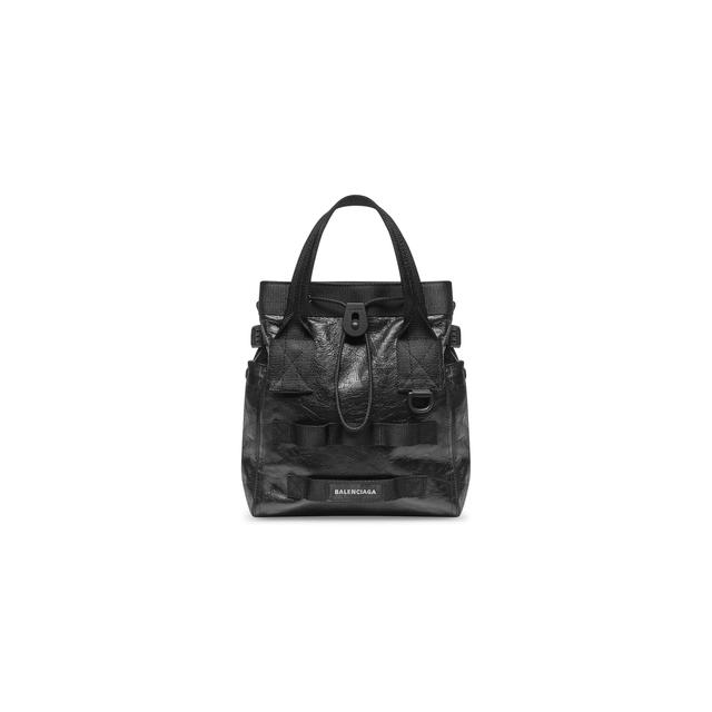 Men's Army Small Tote Bag in Black Product Image