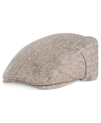 Dorfman Pacific Mens Classic Herringbone Ivy Cap Product Image