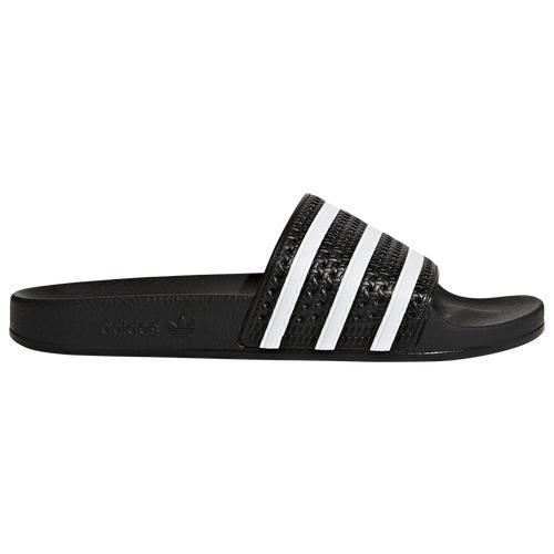 adidas Originals Mens Adilette Lite Slides - Shoes White/Black/White Product Image