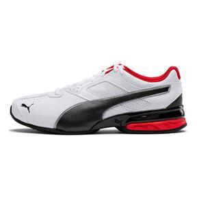 PUMA Tazon 6 FM Men's Sneakers in White/Black/Silver Product Image