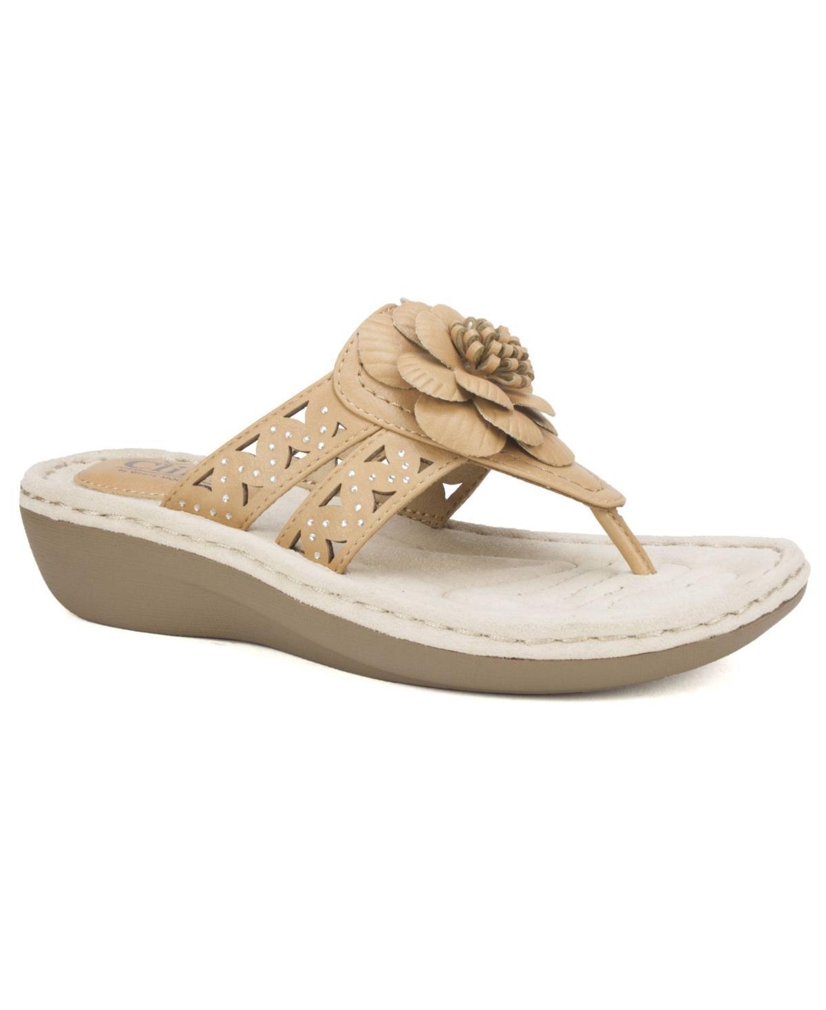 Cliffs by White Mountain Womens Cynthia Thong Sandal Womens Shoes Product Image