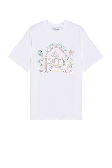 Casablanca Rainbow Crayon Temple T-shirt Product Image