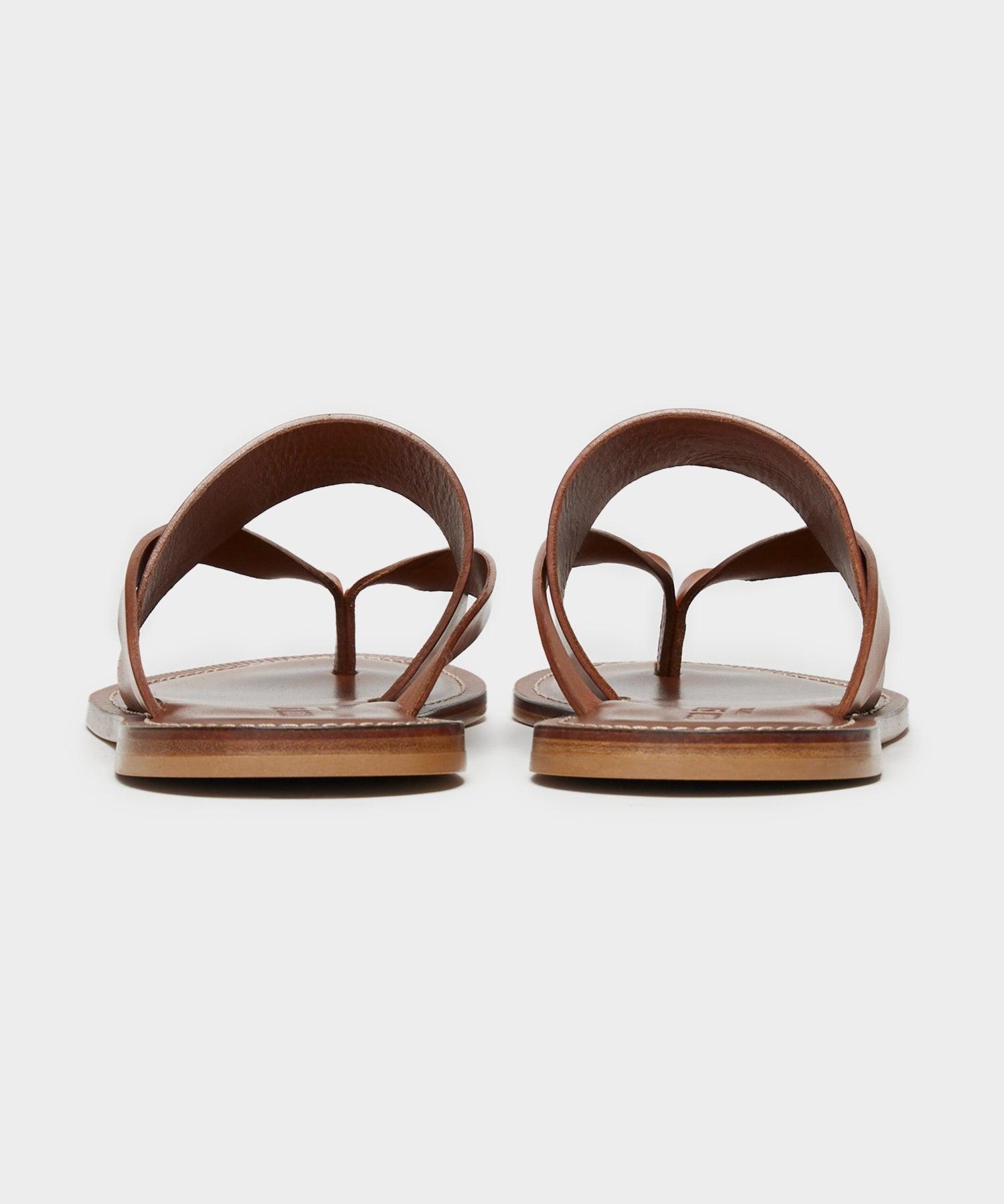 Tuscan Leather Thong Cross Sandal Product Image