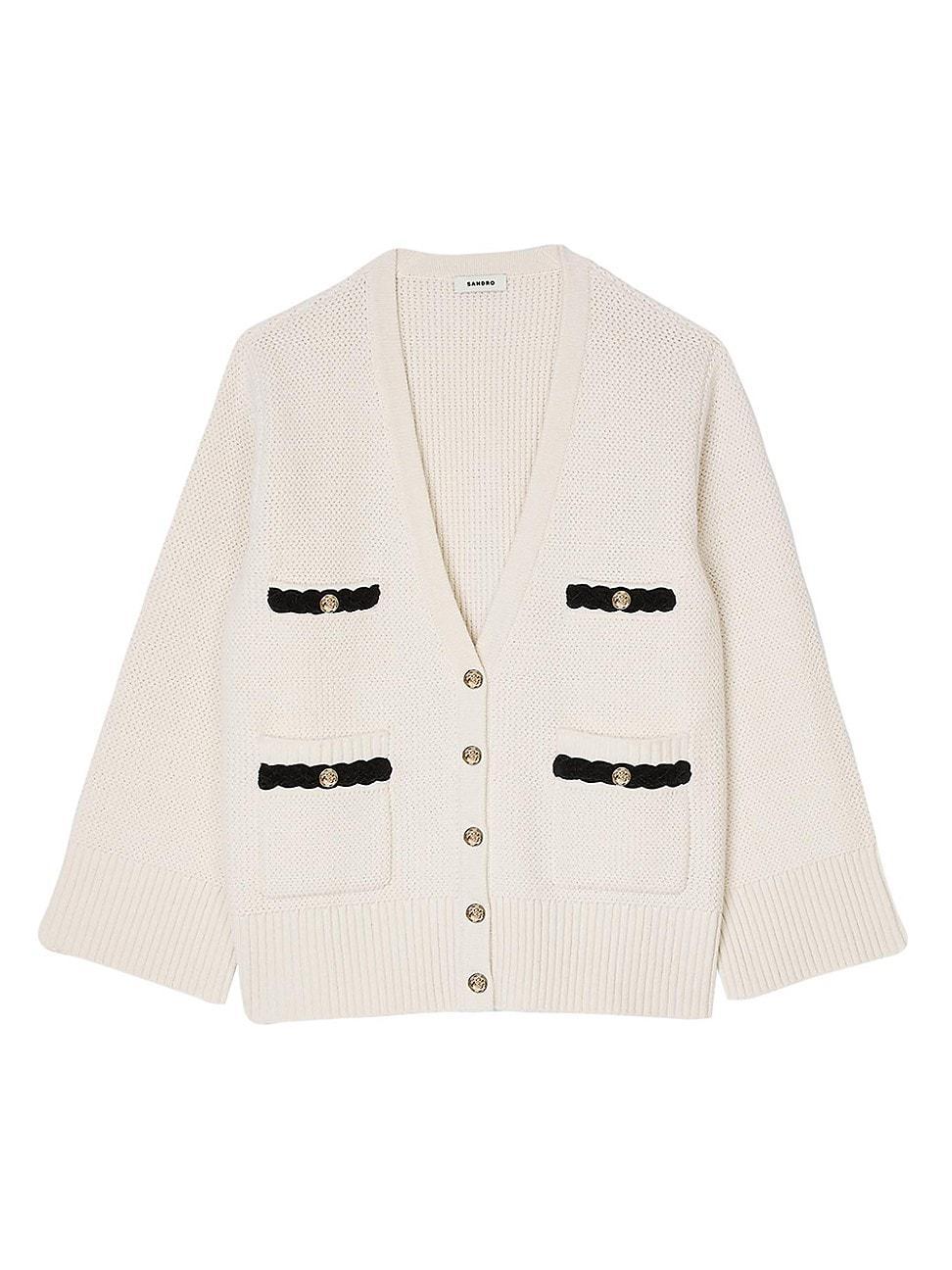 Womens Long Wool Cardigan Product Image