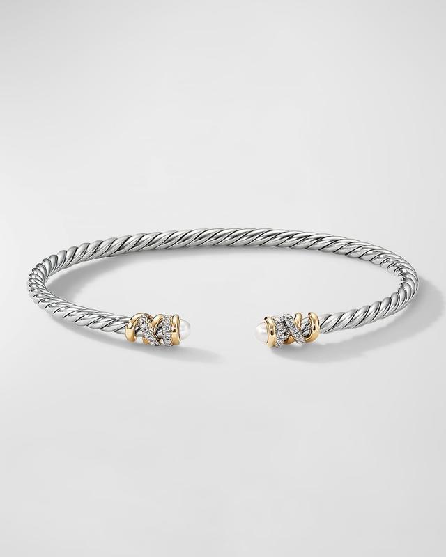 Womens Petite Helena Color Bracelet with 18K Yellow Gold and Pav Diamonds Product Image