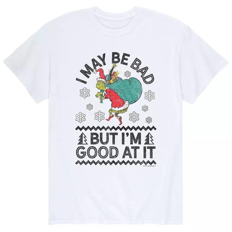 Big & Tall Dr. Seuss Good At It Tee, Mens Med Grey Product Image