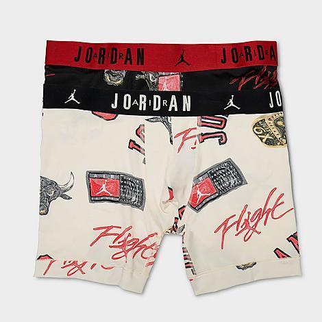 Jordan Mens 2-Pack Mj Essentials Poly Dri-fit Printed Boxer Briefs Product Image