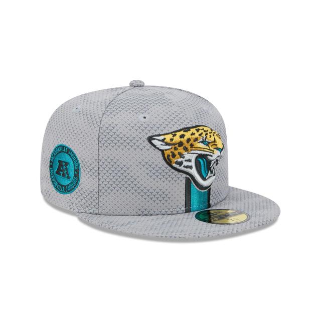 Jacksonville Jaguars 2024 Sideline Gray 59FIFTY Fitted Hat Male Product Image