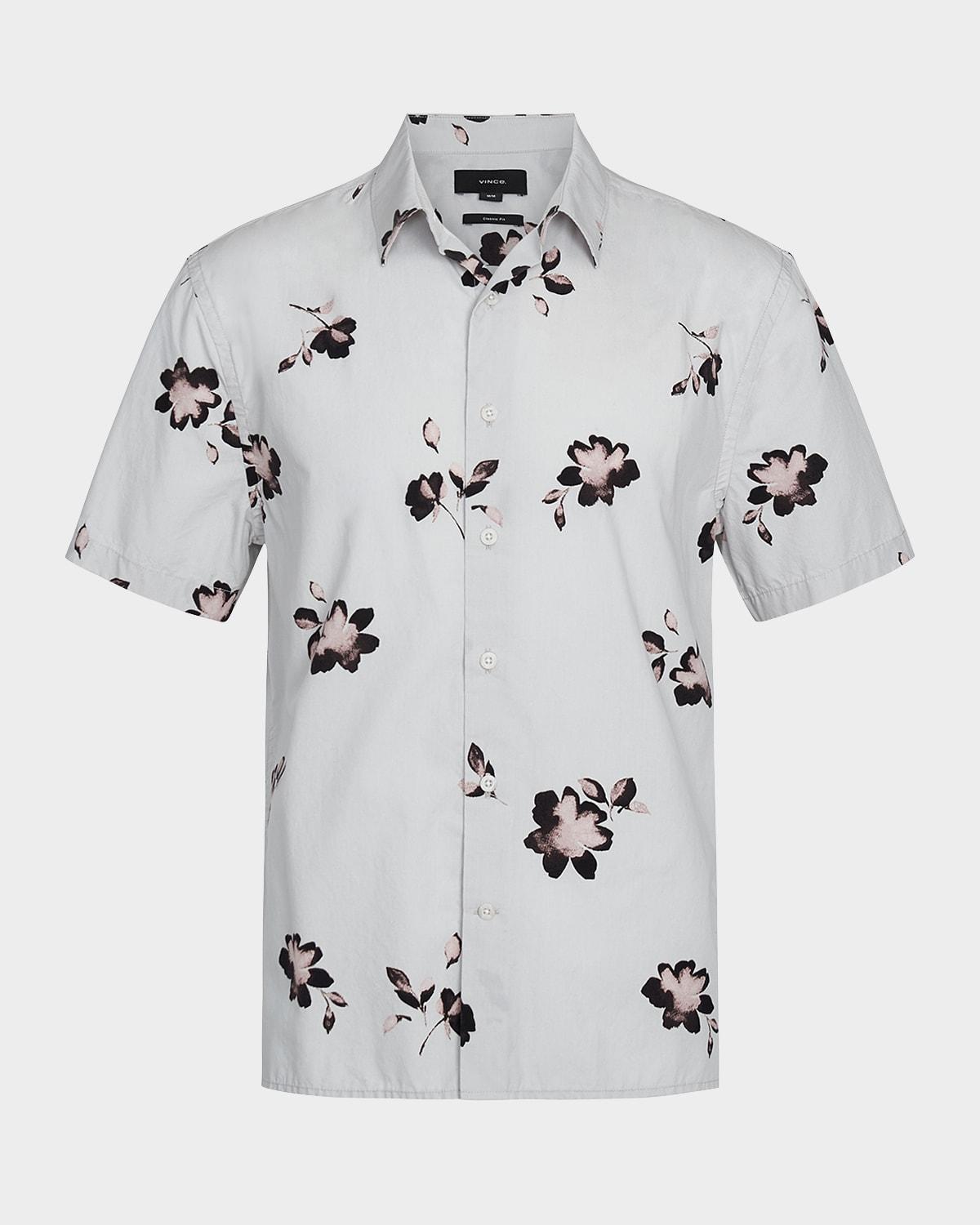 Mens Cascading Floral Shirt Product Image