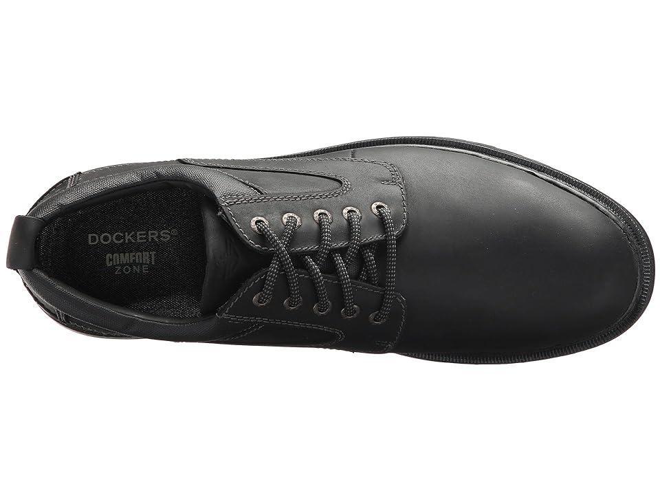 Dockers Warden Plain Toe Oxford (Black Soft Oiled Crazyhorse) Men's Shoes Product Image