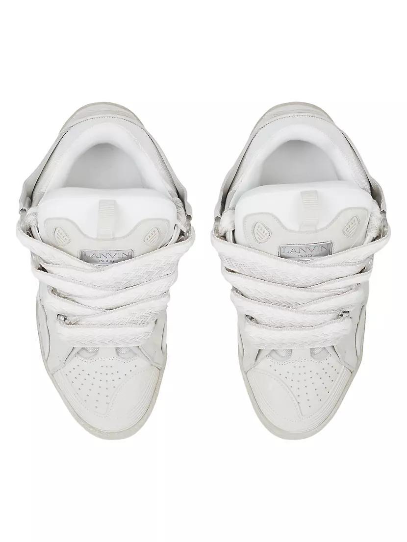 Leather Curb Sneakers Product Image