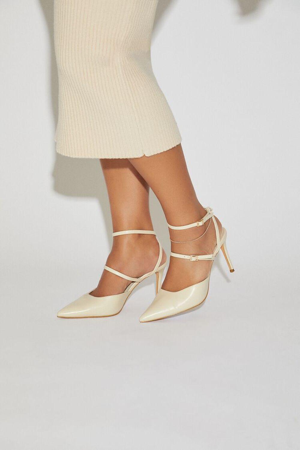 Dual Buckled Pointed-Toe Pumps | Forever 21 Product Image