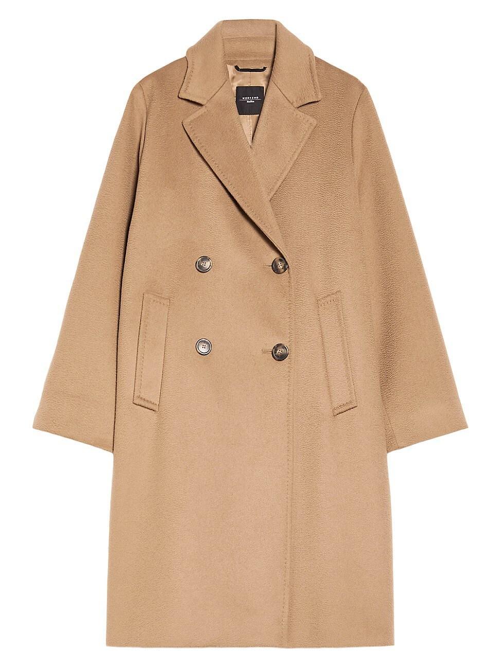 Womens Zum Double-Breasted Wool Coat product image