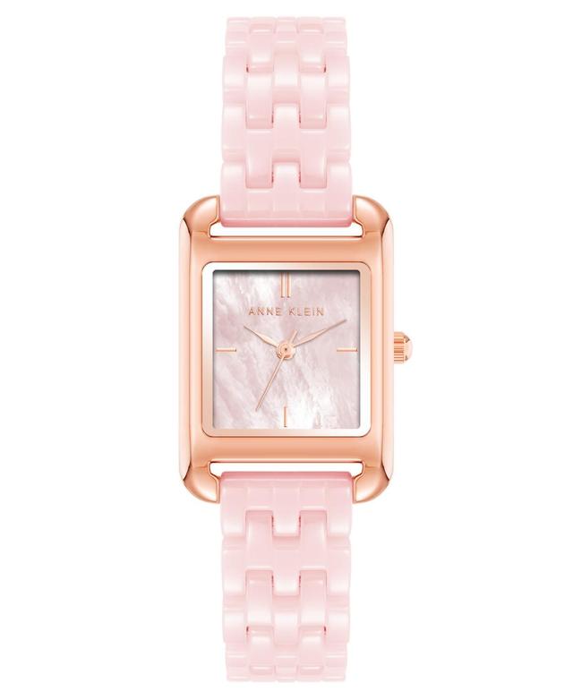 Anne Klein Womens Quartz Pink Ceramic Watch Product Image