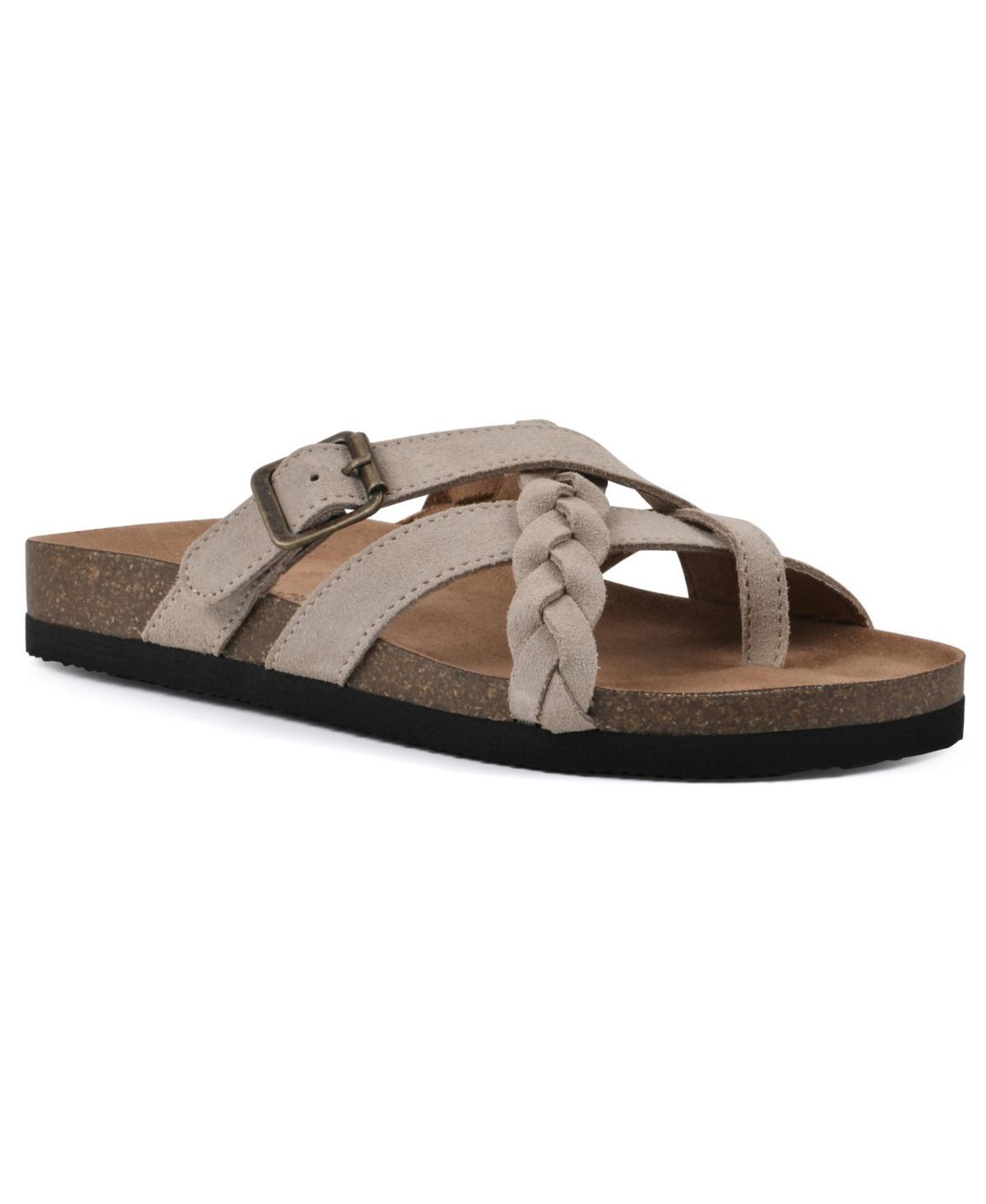 Womens White Mountain Harrington Footbed Slide Sandals Product Image