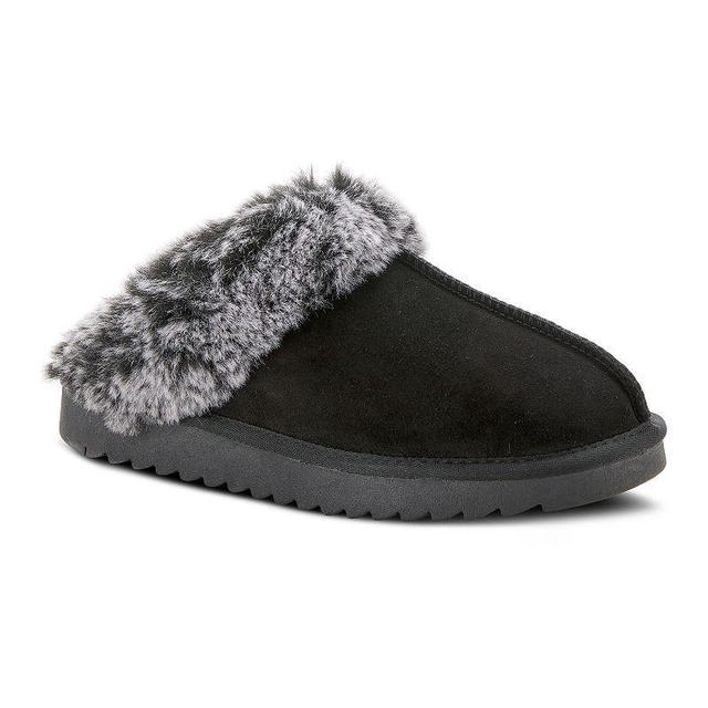 Flexus by Spring Step Lionheart Womens Faux-Fur Scuff Slippers Product Image