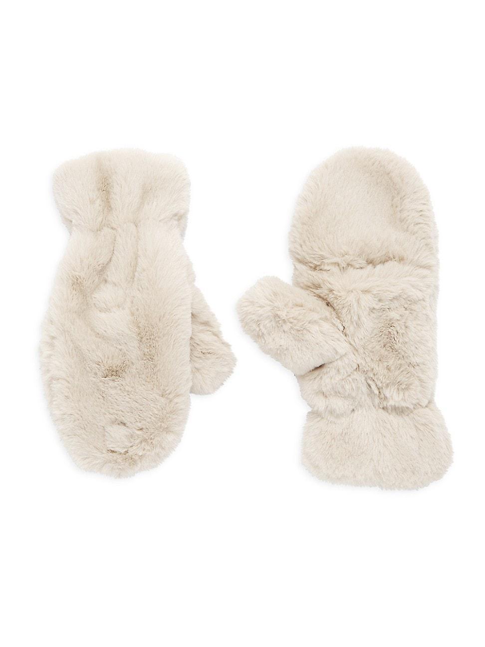 Womens Coco Faux Fur Flip-Top Mittens Product Image