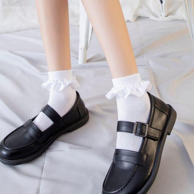 Set of 3: Ruffle Trim Socks Product Image