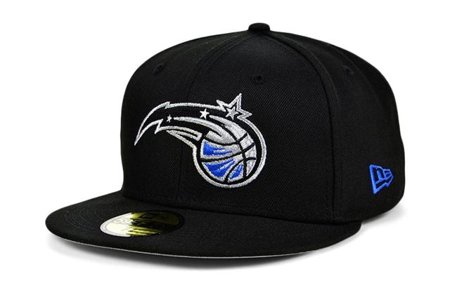 Mens New Era Black Orlando Magic Official Team Color 59FIFTY Fitted Hat Product Image