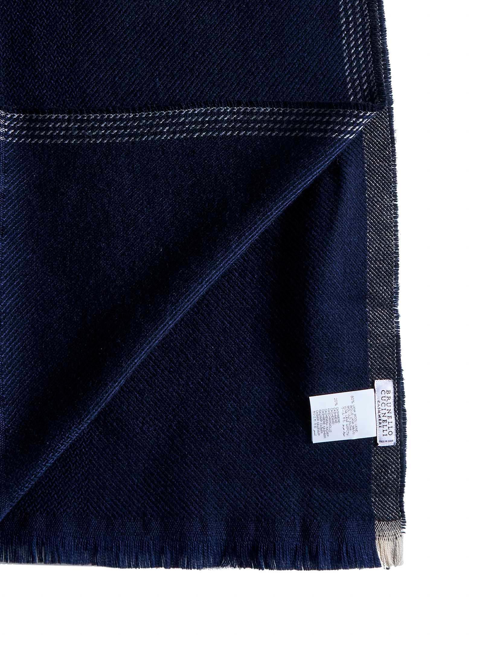 Scarf In Blu Brown Grigio Product Image