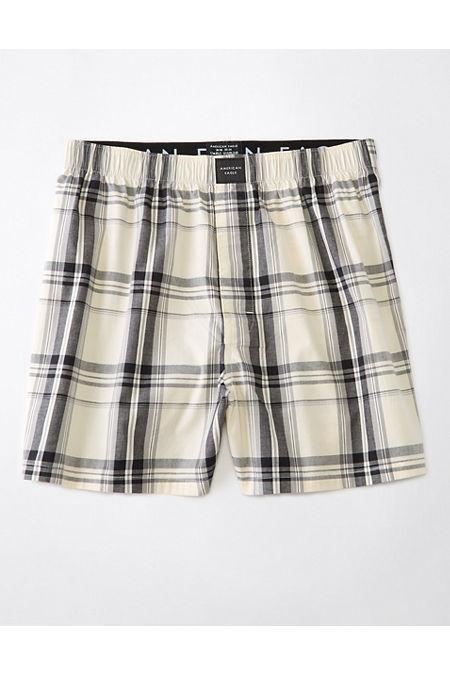 AEO Plaid Stretch Boxer Short Mens Product Image