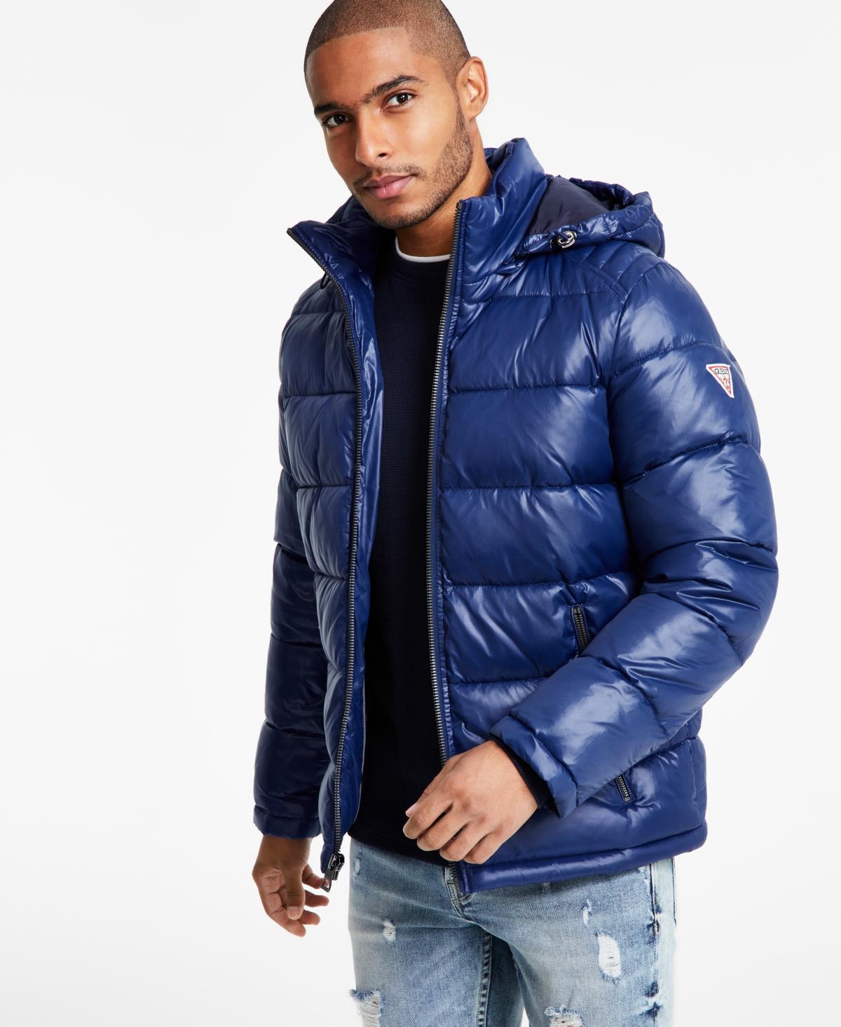 Guess Mens Hooded Puffer Coat Product Image