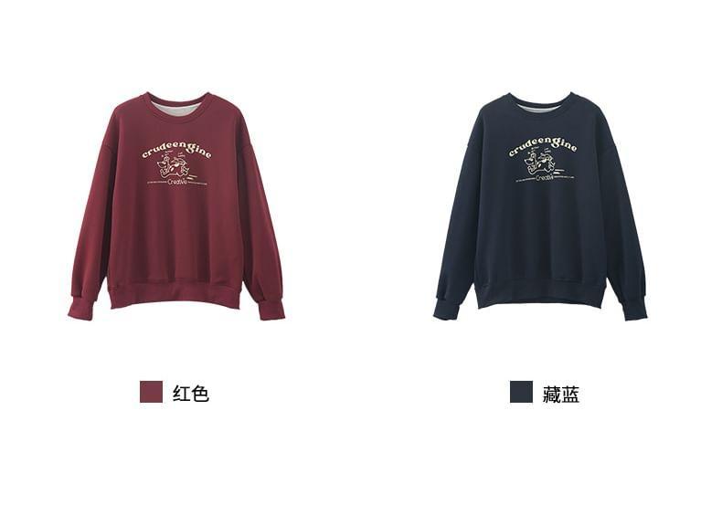 Crewneck Print Pullover Product Image