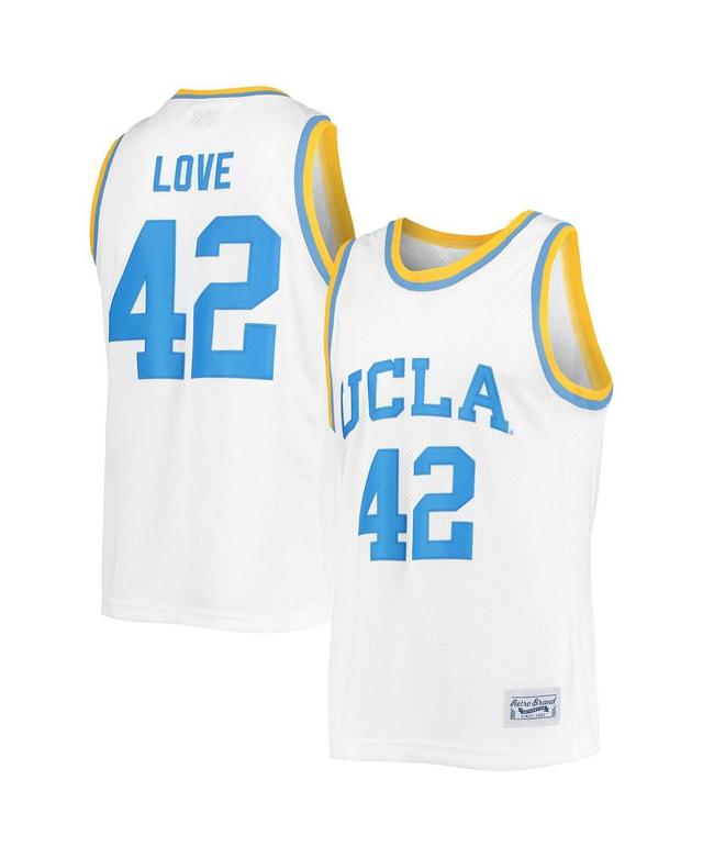 Mens Original Retro Brand Kevin Love White Ucla Bruins Commemorative Classic Basketball Jersey - White Product Image