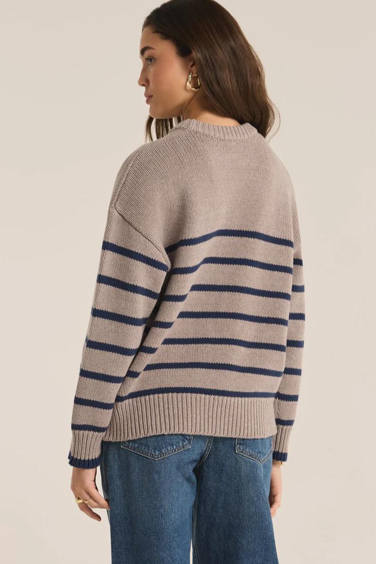 Boyfriend Stripe Sweater Product Image