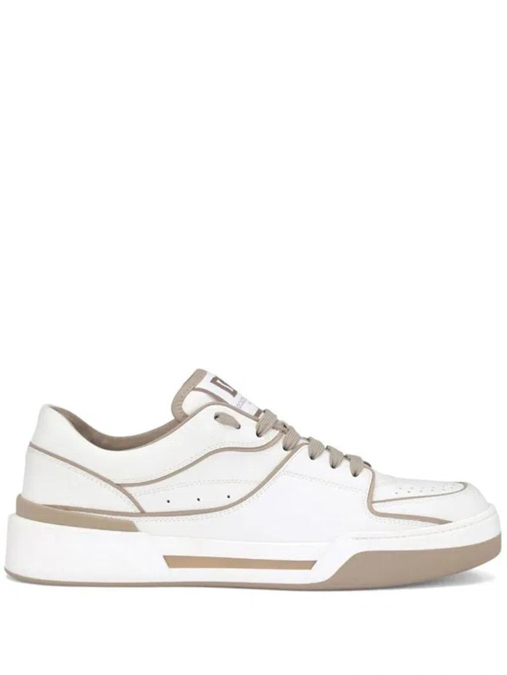 Leather Sneakers In White Product Image