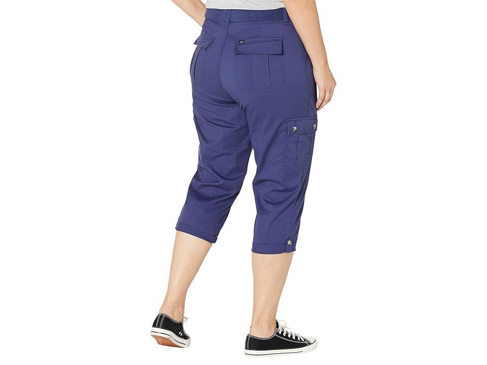 Plus Size Lee Flex-To-Go Cargo Capri Pants, Womens Product Image