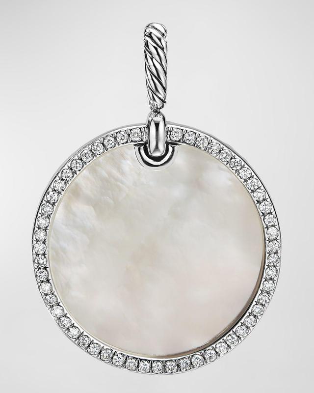 Womens DY Elements Disc Pendant in Sterling Silver Product Image